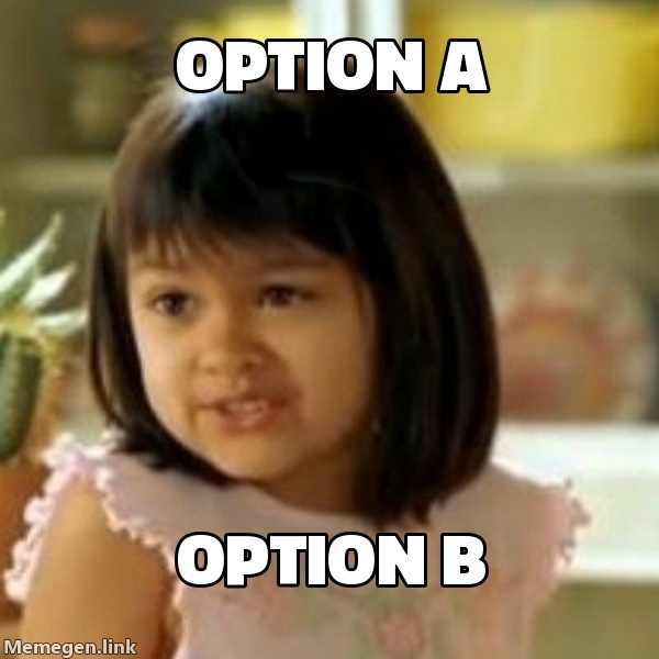 Two Buttons Decision