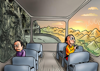 Two Guys on a Bus