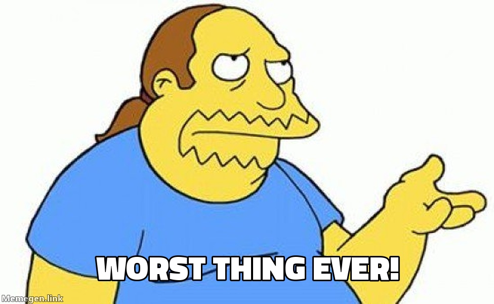 Comic Book Guy — Worst Ever