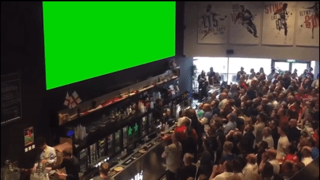 Soccer Celebration In A Bar meme about Friday