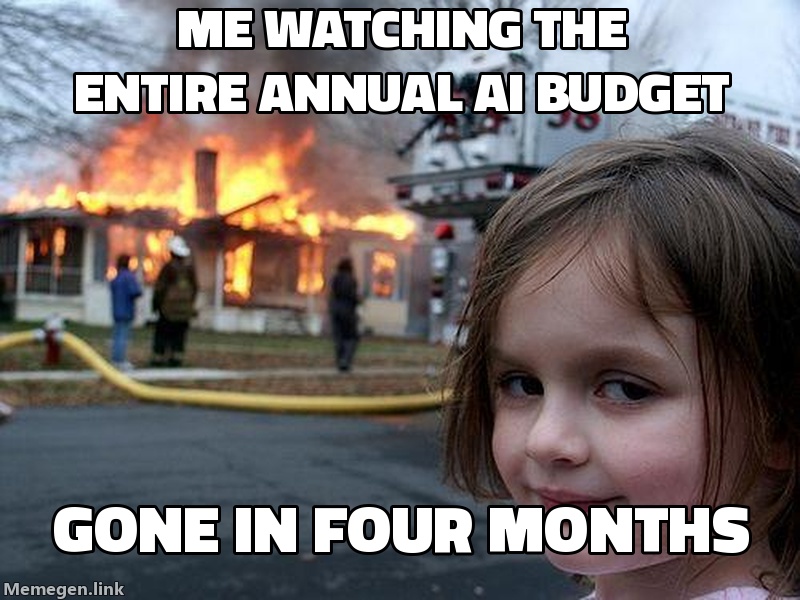 Uber engineer walking away after spending the entire annual AI budget in four months.