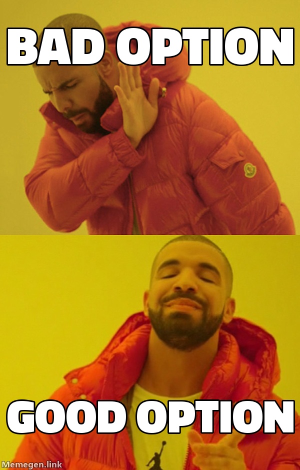 Drakeposting Meme
