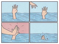 Drowning High Five