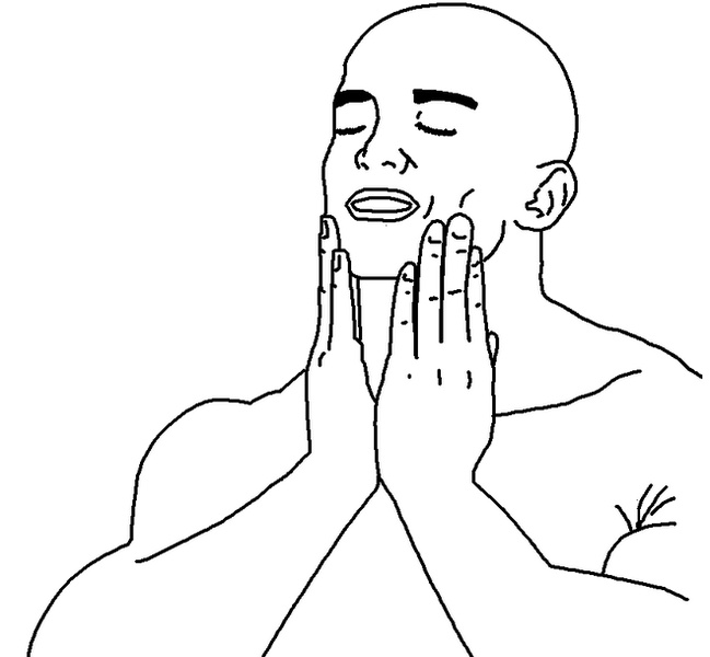 Feels Good meme about school