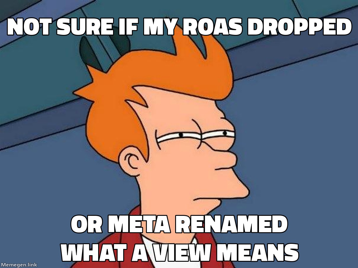 Meta Replaced Its Impression Metrics Six Weeks Ago. Your July Dashboard Is Comparing to a Standard That No Longer Exists.