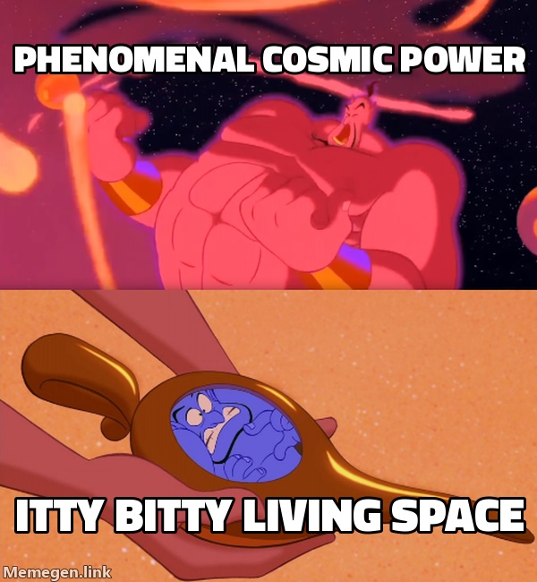 Genie Lamp — Phenomenal Cosmic Power