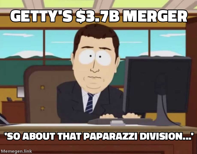 Getty's $3.7B merger the second the UK asked about the paparazzi division