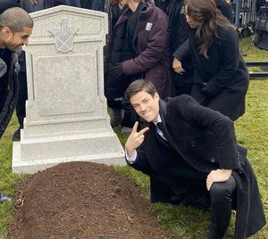 Yelling at Grave