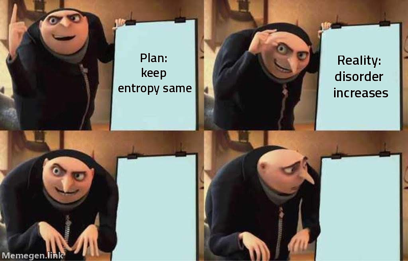 entropy irreversible process meme about Why does entropy increase in an irreversible process?