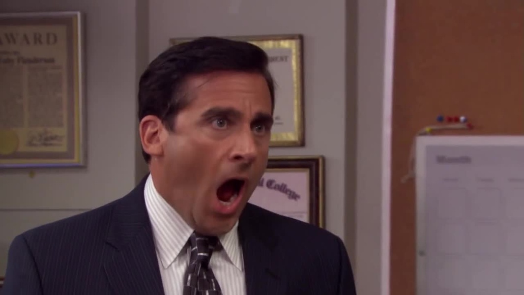 Michael Scott No God No meme about Friday