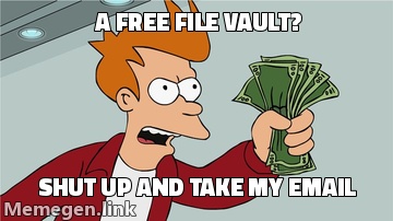 Meme: Fry waving cash: shut up and take my money