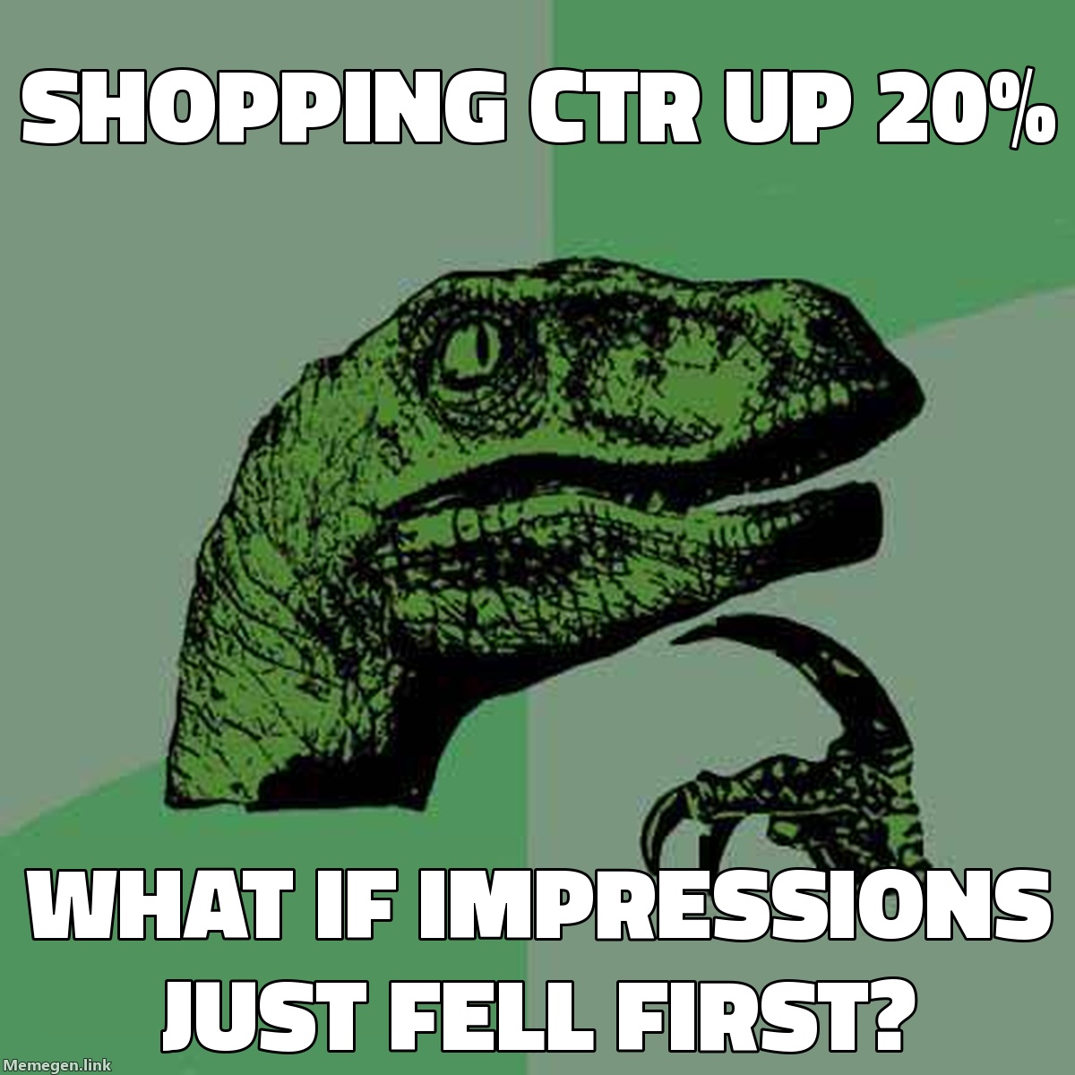 Your Shopping CTR is up. That might not be good news.