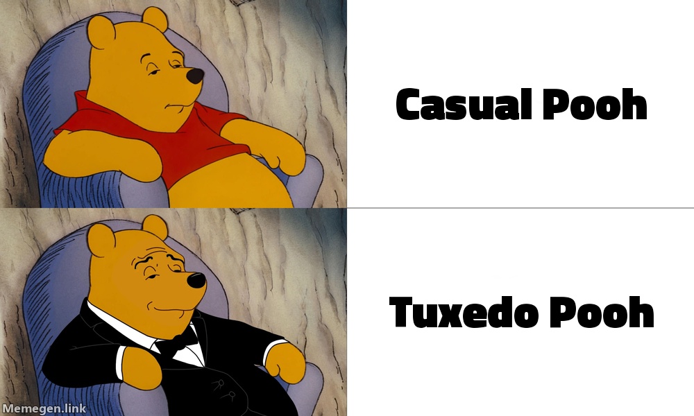 Tuxedo Pooh
