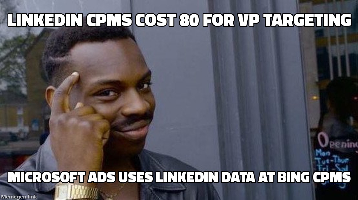 Microsoft Ads Just Added LinkedIn Seniority Targeting to Search. The CPM Math Is Hard to Ignore.