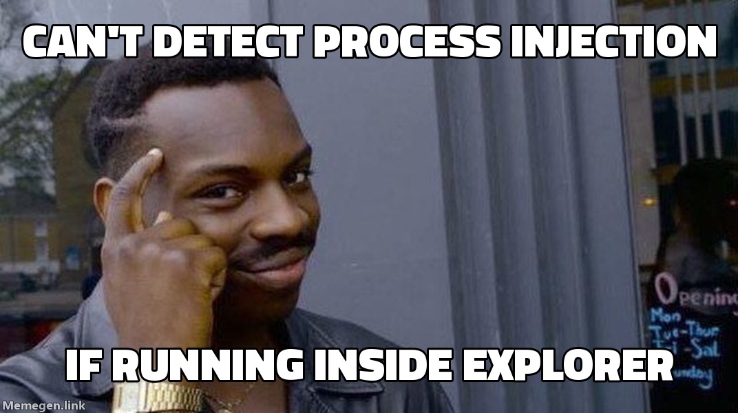 T1055 Process Injection meme