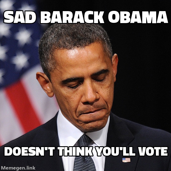 Sad Barack Obama