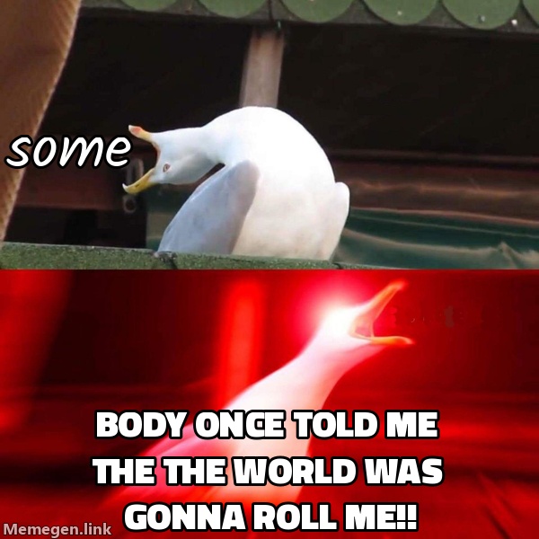 Inhaling Seagull