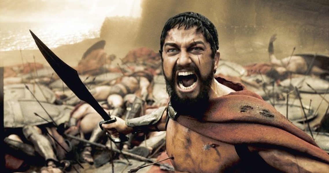 This is Sparta! meme template