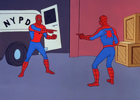 Spiderman Pointing