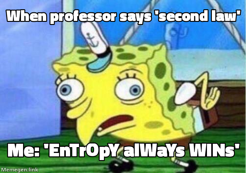 entropy irreversible process meme about Why does entropy increase in an irreversible process?