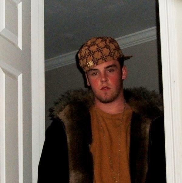 Scumbag Steve meme about work