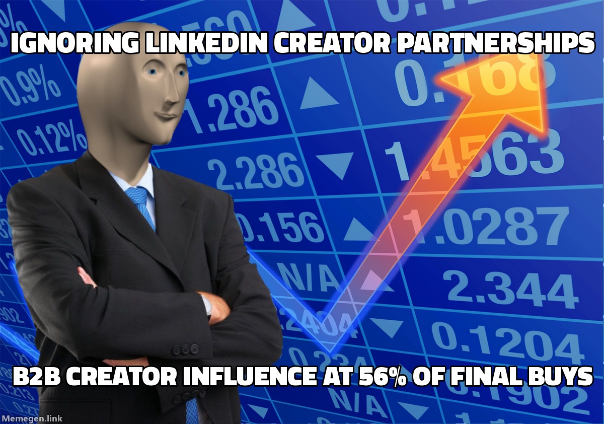 LinkedIn Built a B2B Creator Marketplace Inside Campaign Manager. The 56% Final-Purchase Stat Is Why.