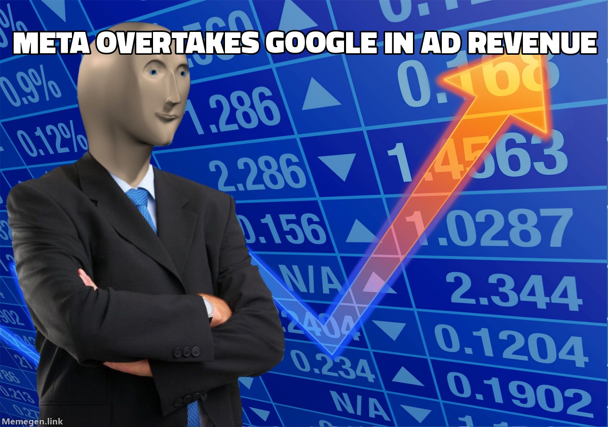 Meta Just Passed Google in Ad Revenue. Here's What the Numbers Are Actually Telling You