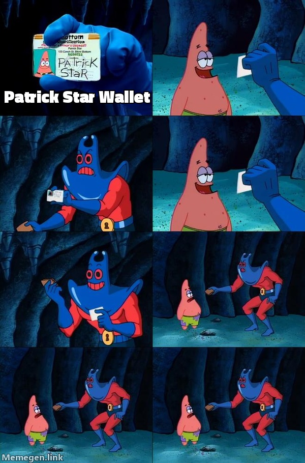 Patrick Star Wallet